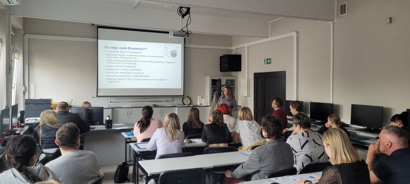 Spotkanie Erasmus przed wyjazdem do Hiszpanii