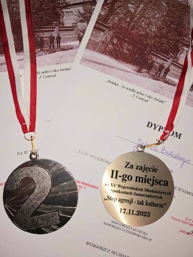 II Miejsce dla ekipy z Samorządu Uczniowskiego