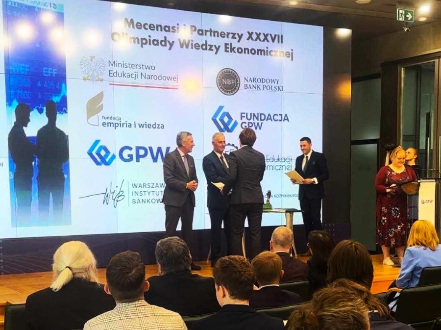 Gala Laureatów XXXVII Olimpiady Wiedzy Ekonomicznej