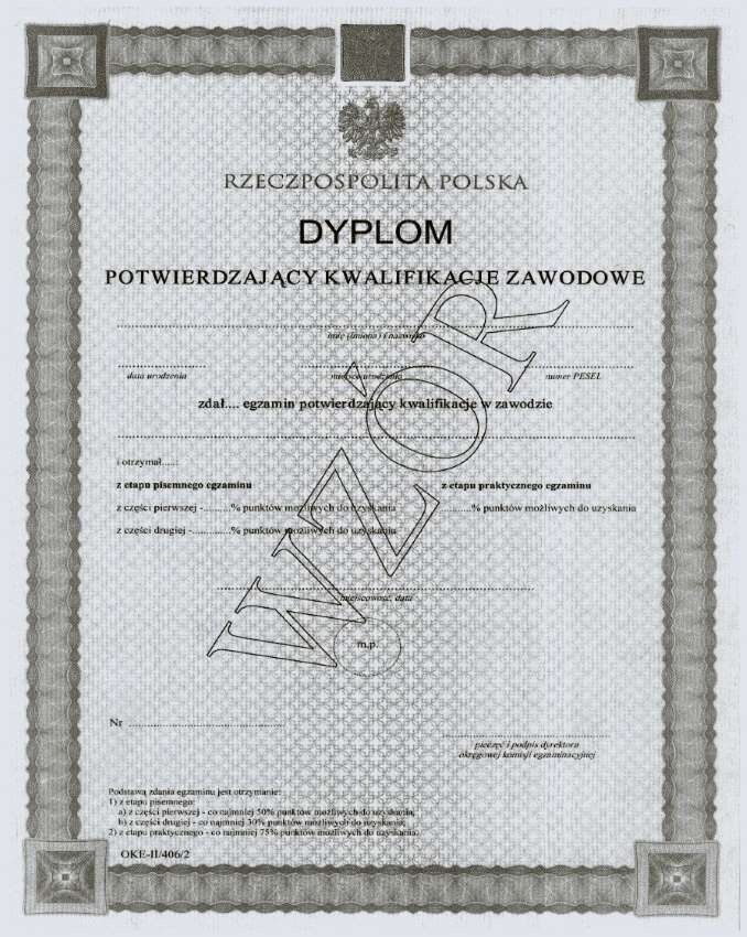 Wydawanie zaświadczeń i dyplomów