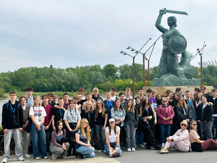 Klasy 2a i 3b w stolicy