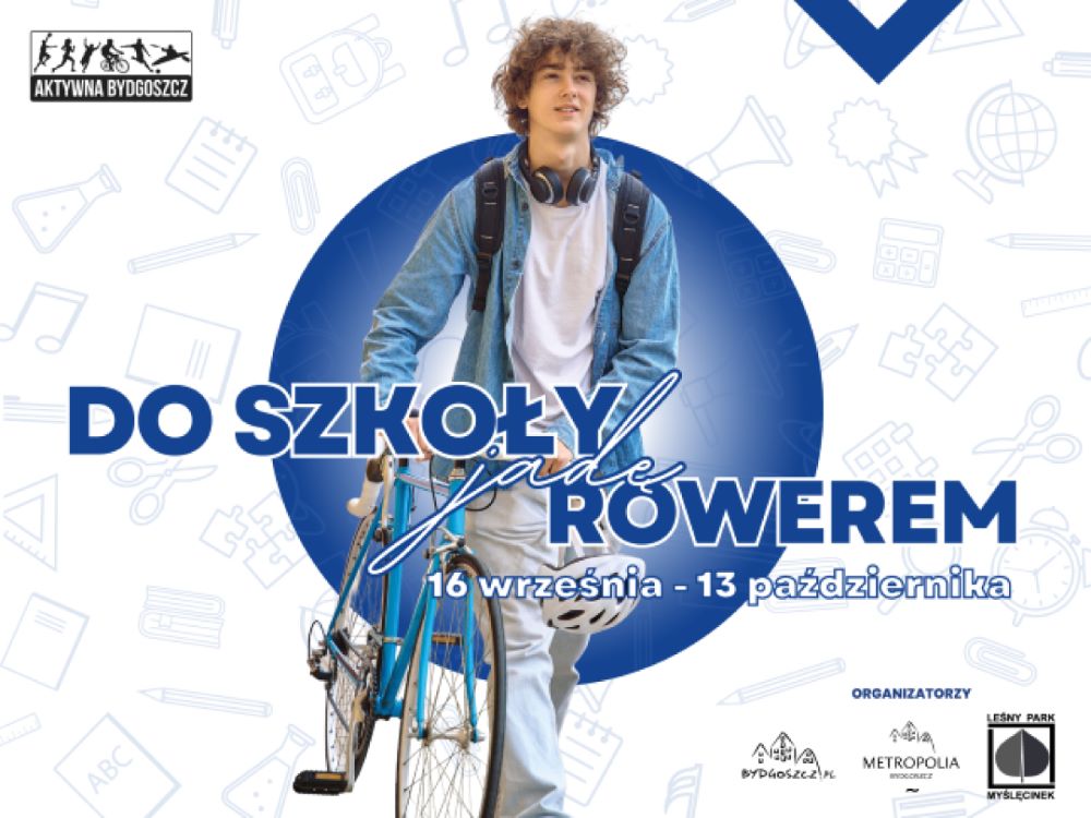 Do szkoły jadę rowerem