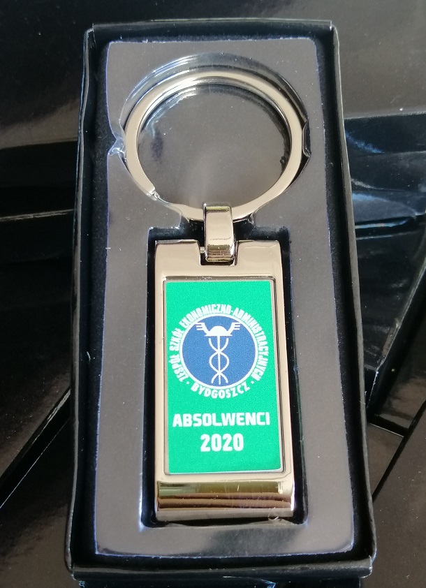 Pamiątkowy brelok dla Absolwenta ZSEA Pamiątkowy brelok dla Absolwenta ZSEA